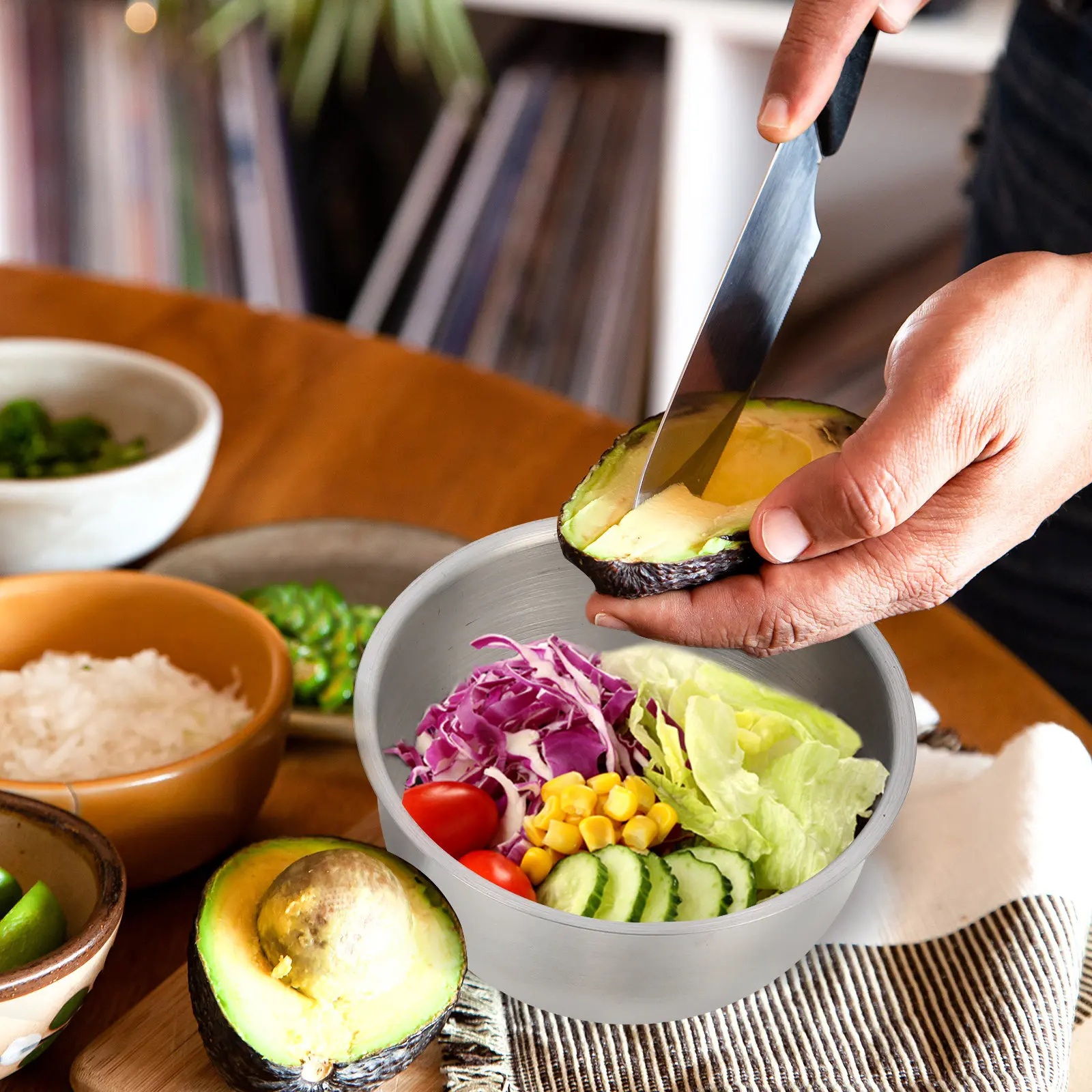 

Baby Food Stainless Steel Steamed Egg Bowl with Lid Soup Container Kitchen Stainless Steel Steaming Bowl Multifunctional