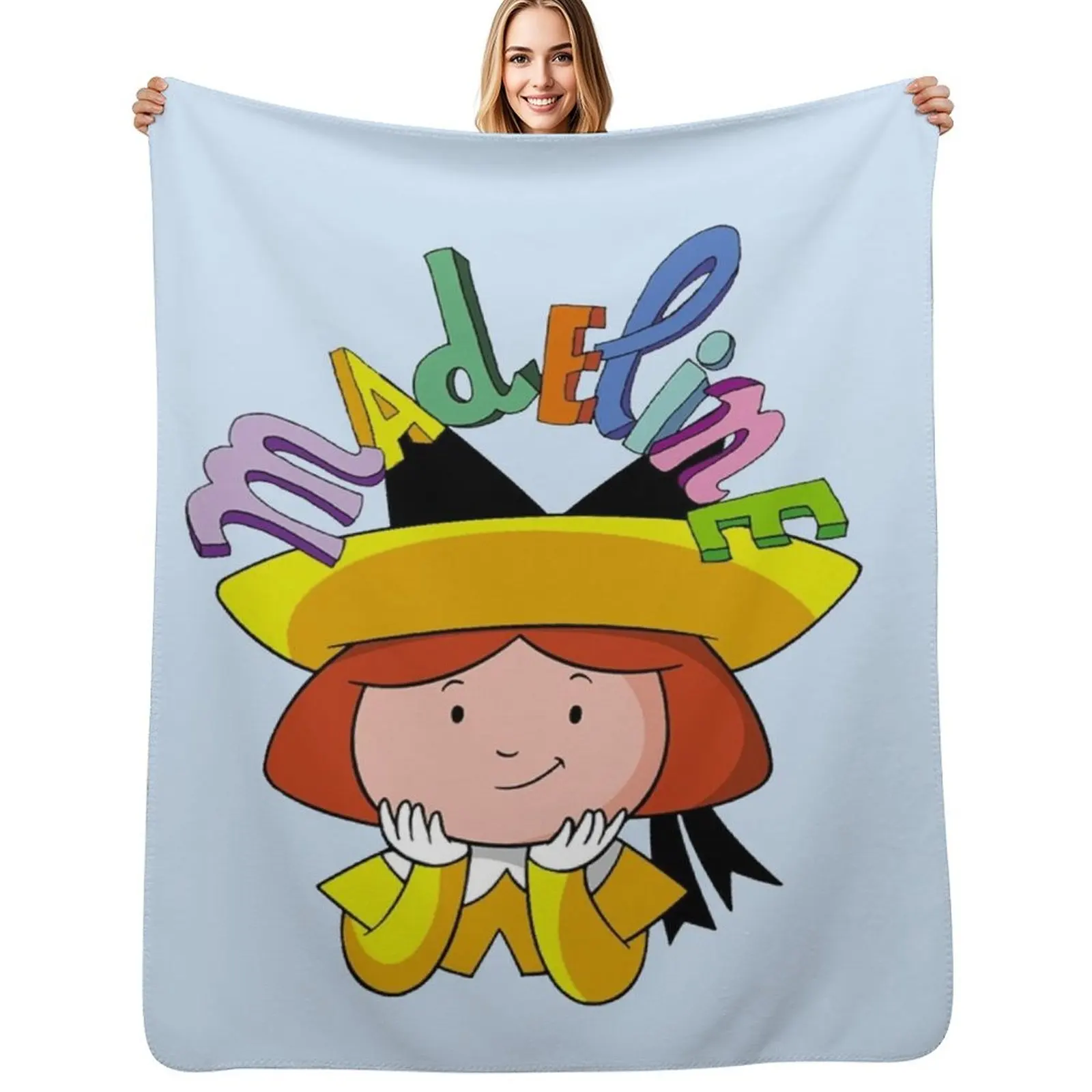 

Madeline Fogg Throw Blanket Multi Use Warm Blanket for Living Room Bedroom