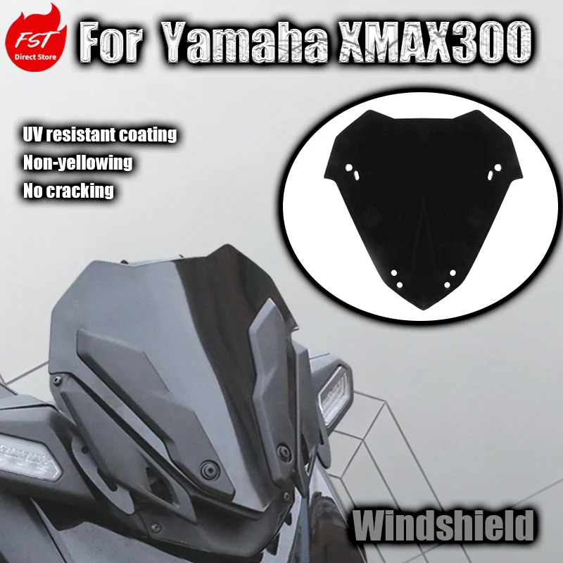 

Для мотоцикла Yamaha XMAX300: передний ветровик, малый ветровик для гонок, дефлектор, защита от ветра.