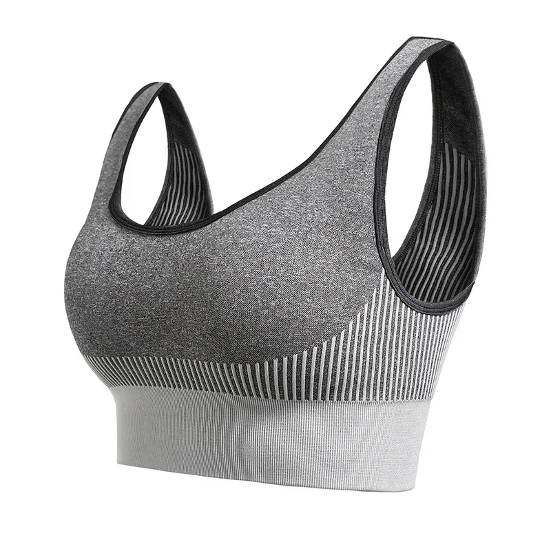 Women's sports bra, high-strength, shock-absorbing, quick drying, seamless, breathable fitness underwear