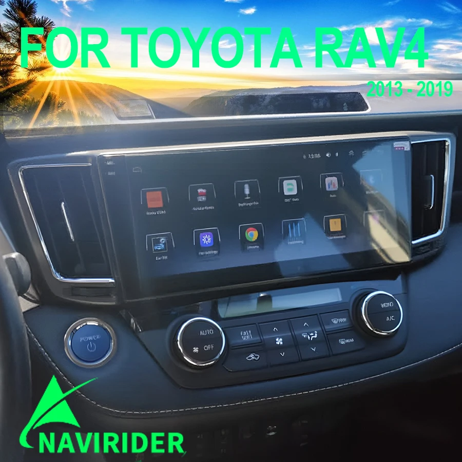 

10.25inch Central Control Touch Screen For Toyota RAV4 2013 - 2019 Android 13 Navigation All-in-one Multimedia Video Player 2din