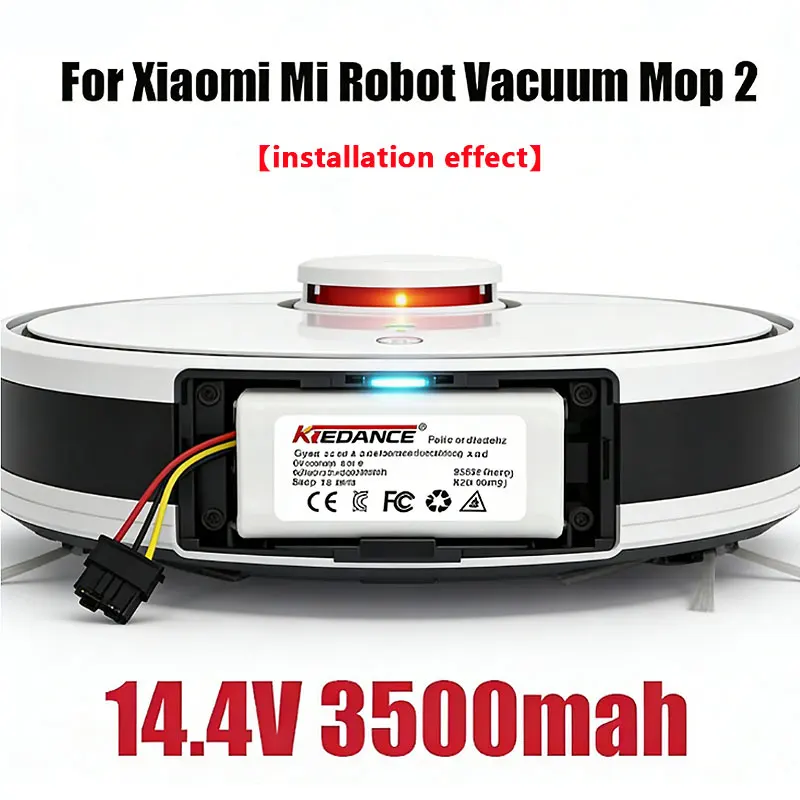 

2026 new 14.4V 3500mAh Battery for Xiaomi Mijia Mi Robot Vacuum-Mop 2 Lite MJSTL / Xiaomi Robot Vacuum E10 vacuum cleaner.