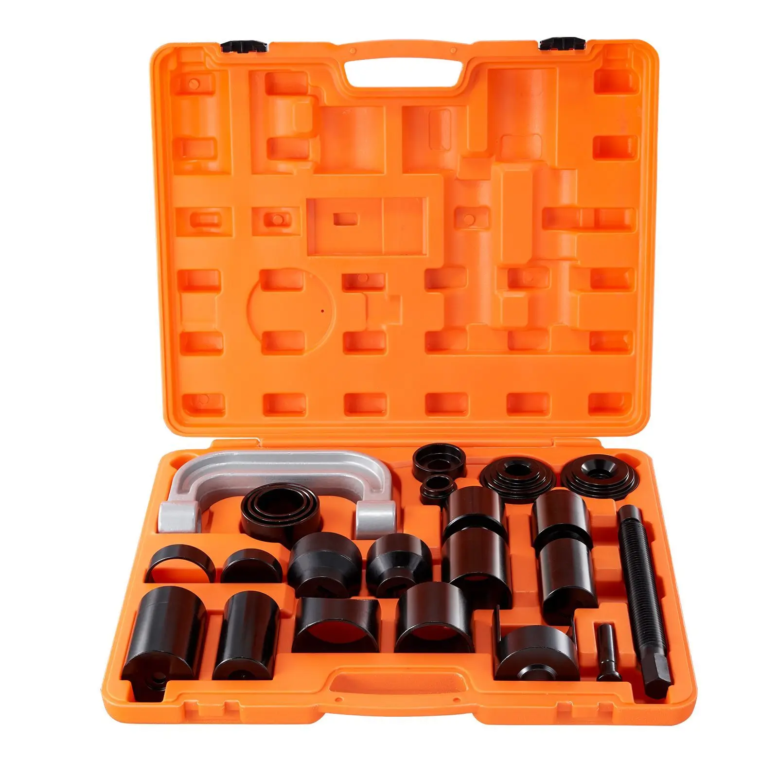 Ball Joint Press Kit, 23 pcsTool Kit, C-press Ball joint Remove and Install Tools, for Most 2WD and 4WD Cars, Heavy Duty Ball Jo
