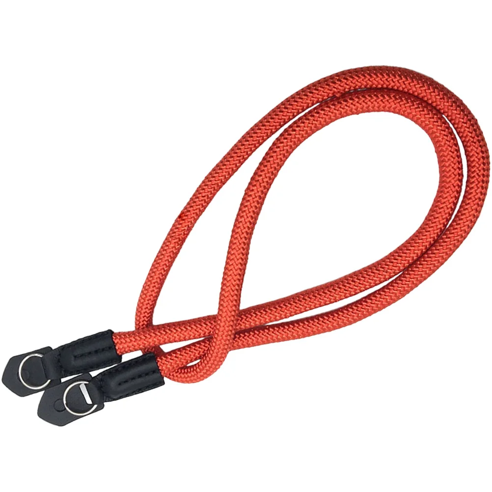 

Camera Neck Strap Polyester Wear-Resist Durable Shoulder Strap Anti-Scratch Steel Ring Camera Safety Lanyard for Vintage