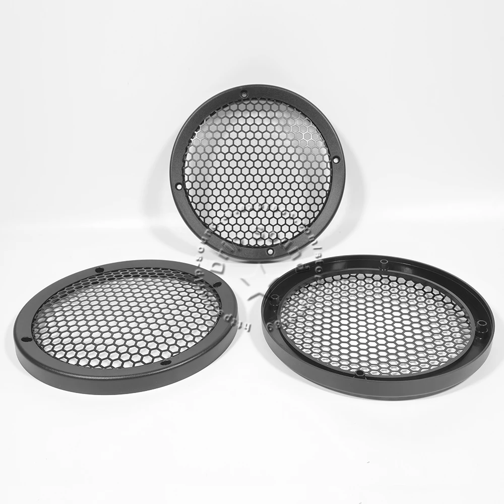 Rejilla de malla metálica decorativa de alta calidad para conversión de altavoces de 6/8 pulgadas, para coche y hogar, protección de audio