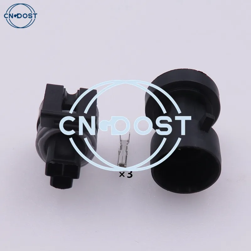 1 Set 3 Pin AC Assembly Car Temperature Sensor Plug Restrictor Air Damper Fuel Injector Diesel Rail Connector 12110192 12065287