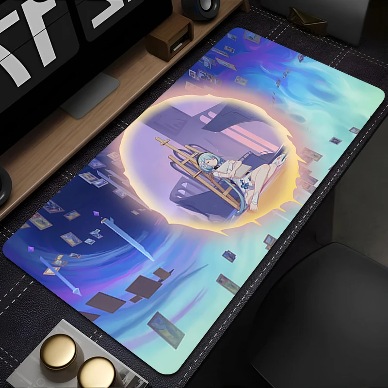 Schreibtischunterlage, Teppich, Schreibtischzubehör, Laptop, H-honkai Impact 3, Gamer-Mauspad, Mauspad, Mauspad, Bürotische, Mauspad, Tastatur-Pad