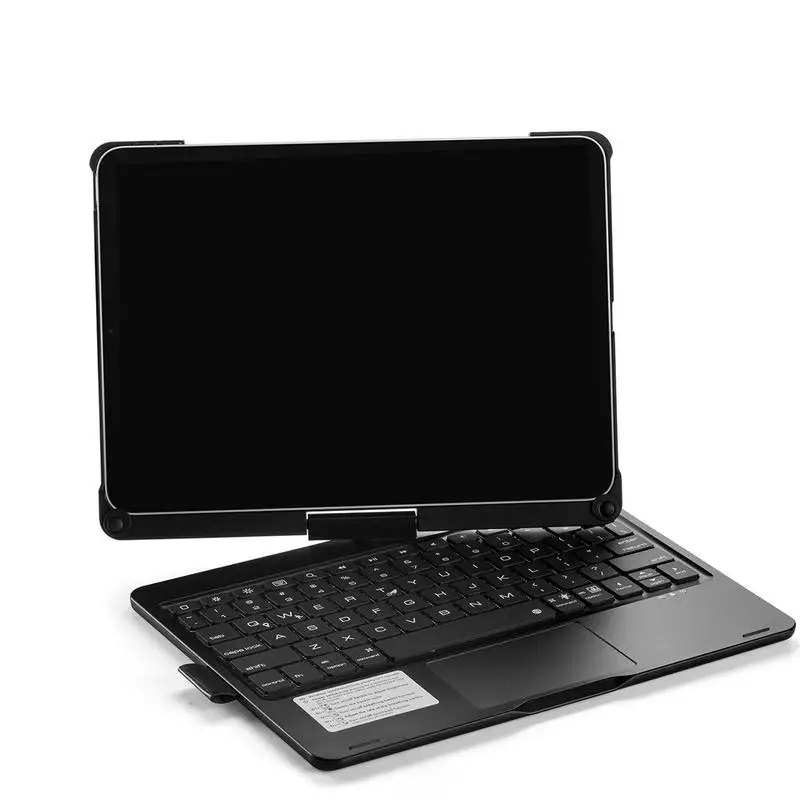 360 Degree Rotating Keyboard Tablet Backlit Wireless Keyboard Portable Rainbow Light Keypad Scratch Proof Tablet Protector