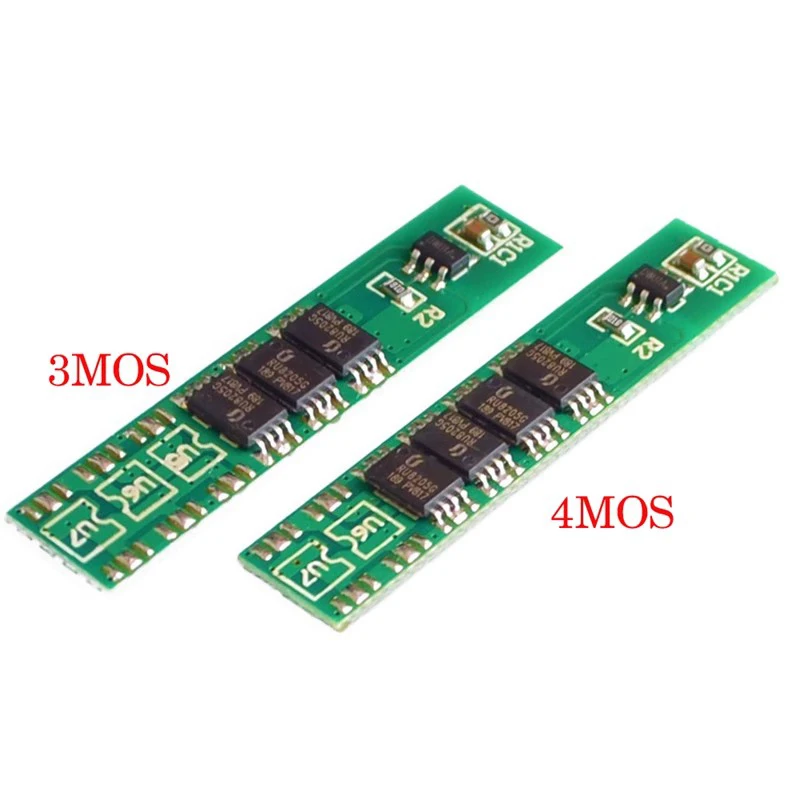 Single 3.7V Lithium Battery Protection Board 3/4 MOS 18650 Polymer Protection Board 7.5A Working Current