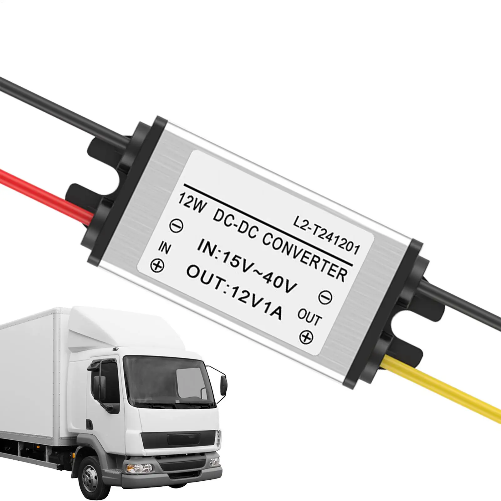

Регулируемый преобразователь напряжения DC 24V в DC 12V для автомобилей, грузовиков, автодомов и автоэлектроники