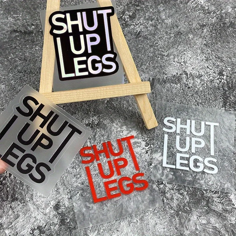

1 Pack Shut Up Legs Bike Frame Sticker MTB Mountain Bike Top Tube Handlebar Waterproof Durable Road Bike Vinyl Sticker Outdoor