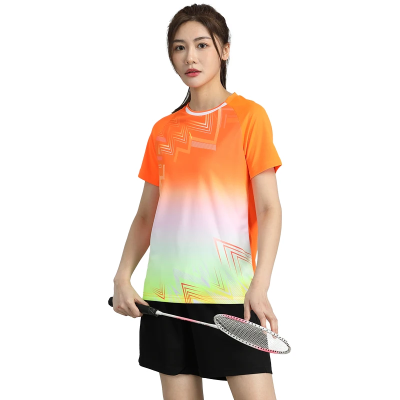 Women Tracksuit Training Sets Quick Dry Sports Fitness Soccer Uniforms Suits Badminton Tennis Female Running T-shit+Shorts