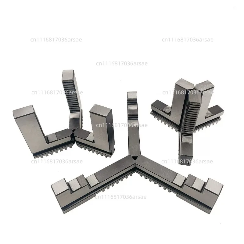 1PCS Lathe Chuck Three-Jaw Heightened Lengthened Jaws 160-500 Size Positive+Reverse Jaws