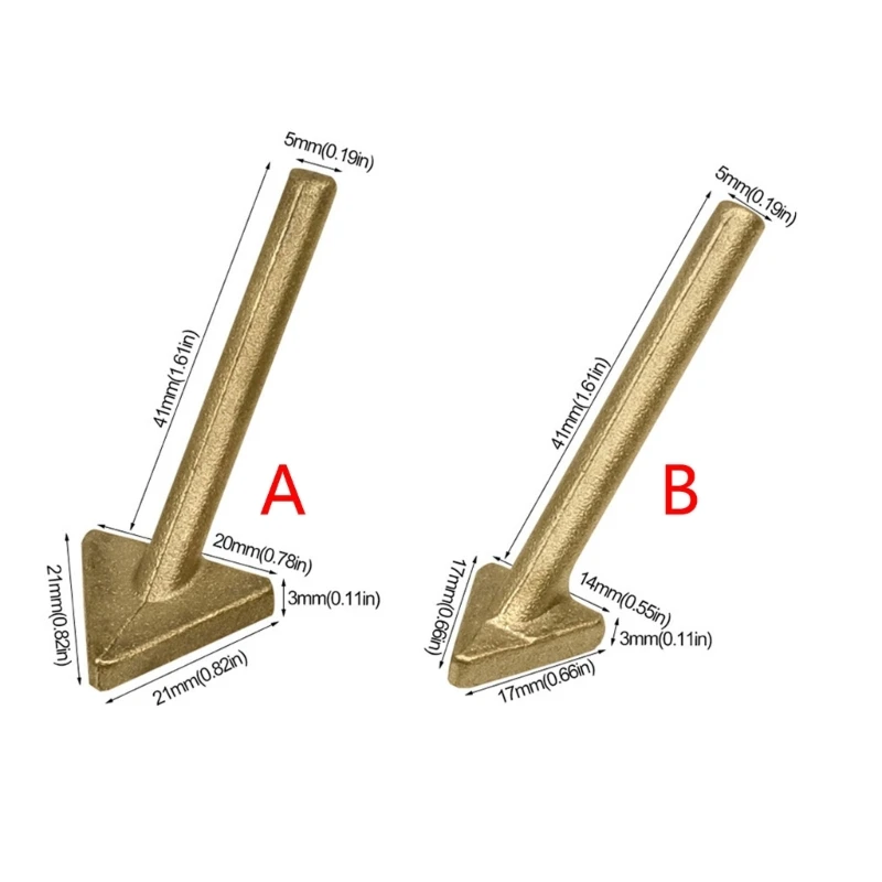 Soldering Iron Replacement Tip Triangular Type Extral Heated Solder Head High Conductivity Head Efficient