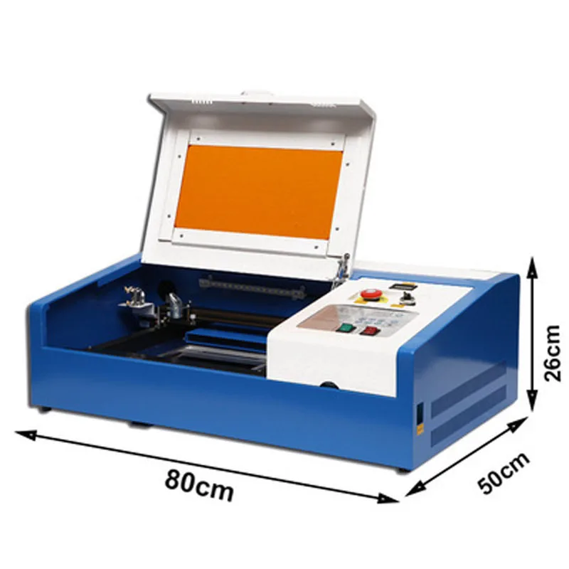 40W CO2 Laser Engraving Cutting Machine Laser Engraver Cutter 220V With USB Port 300x200mm