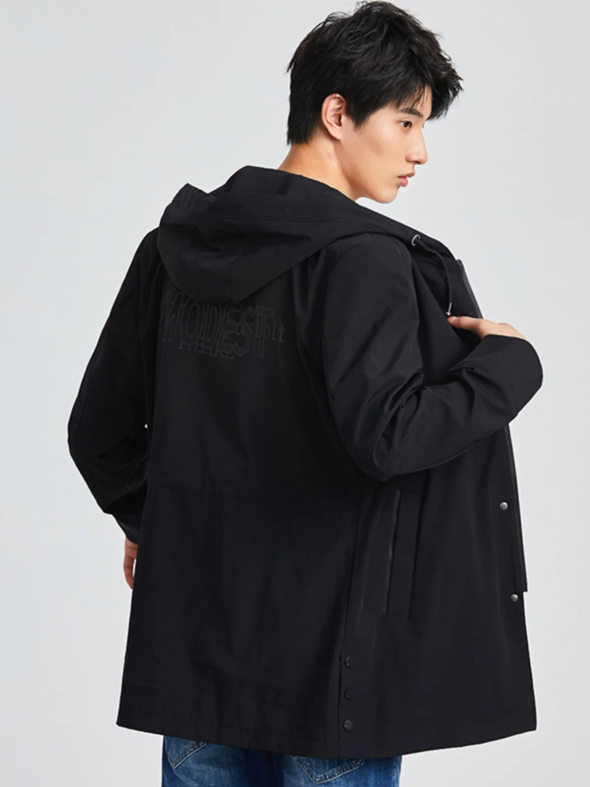 

Мужская модная универсальная куртка с капюшоном, дышащая, удобная, весна-осень, новая, без этикетки