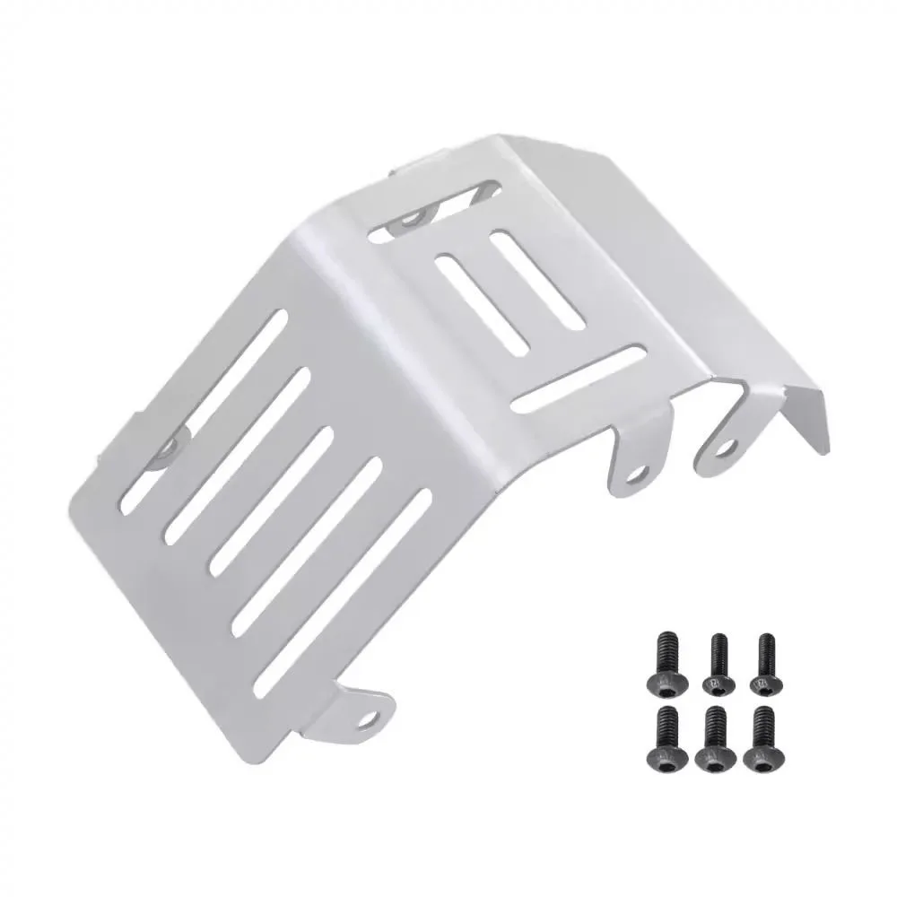 RC LOSI 1/4 Promoto-MX Motorfiets Rvs Guard Armor OP Gemodificeerde Deel Servo Protector Shield Guard Baffle Upgrade Deel