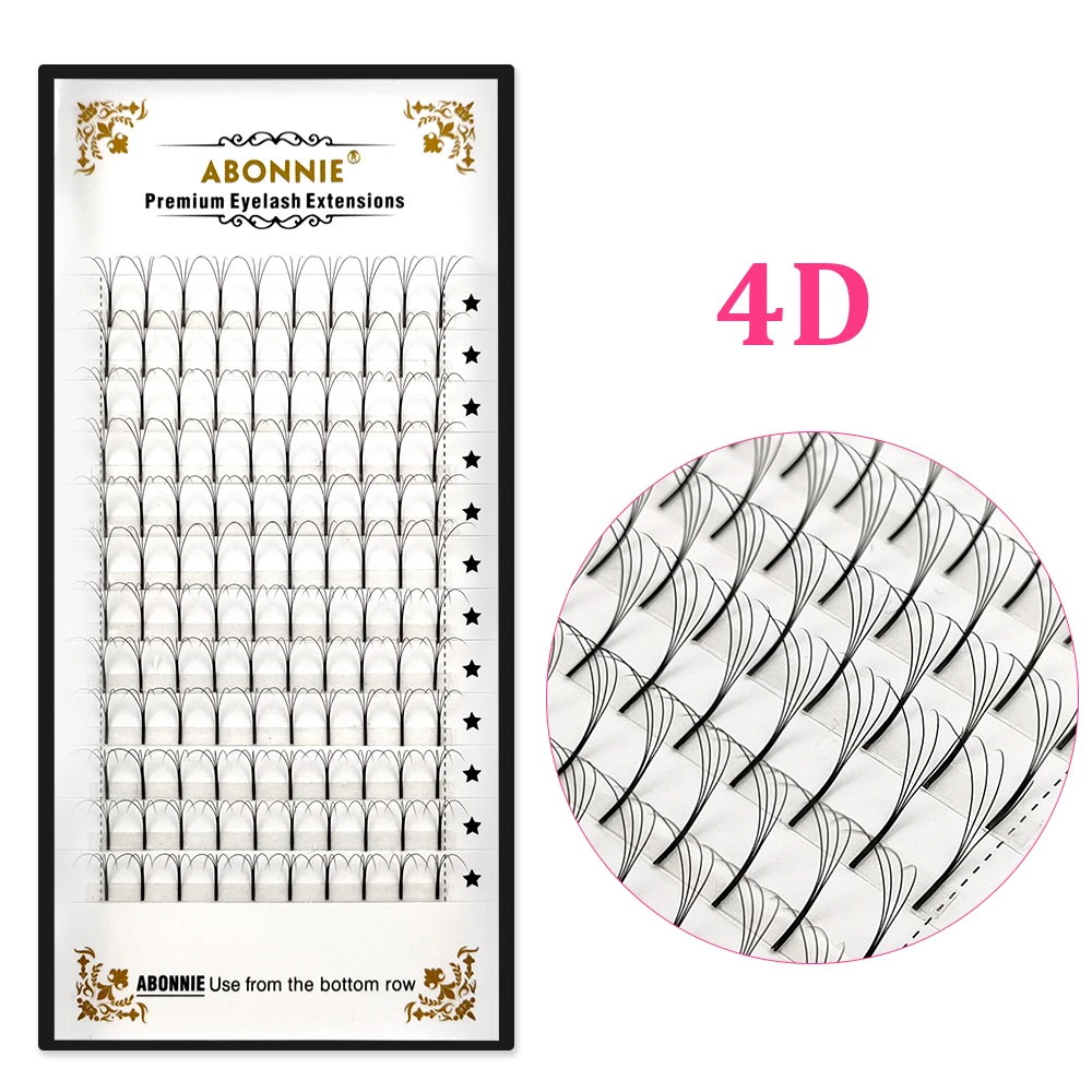 Abonnie Wide Premade Fan Lash Extensions Volume Fans Wimpers 3d/4d/5d/6d Lange Steel Volume Fan Professionele Wimpers Extensions