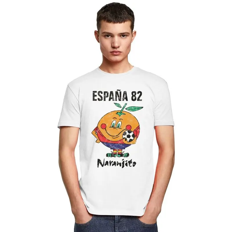 Custom Gorgeous Espana 82 Spain 1982 T Shirt Men Short Sleeves Soft Cotton T-shirt Casual Soccer Football Tees Streetwear Tshirt