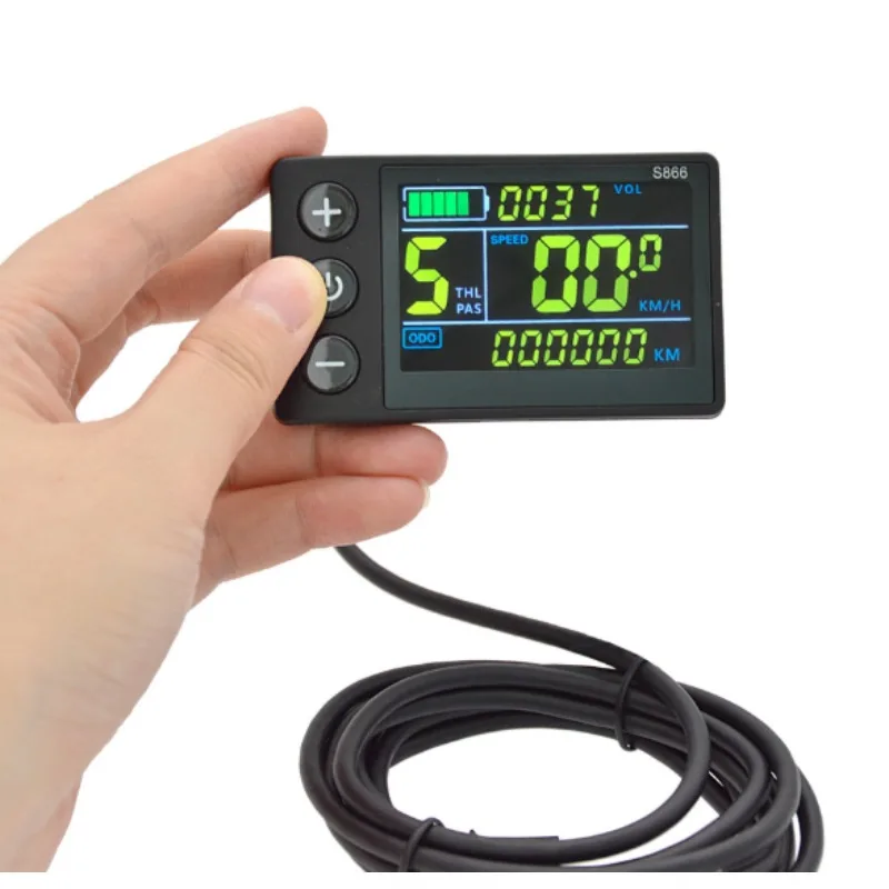 Color Screen 866 Intelligent Instrument 36V48V60V Brushless Motor Controller Modification Kit