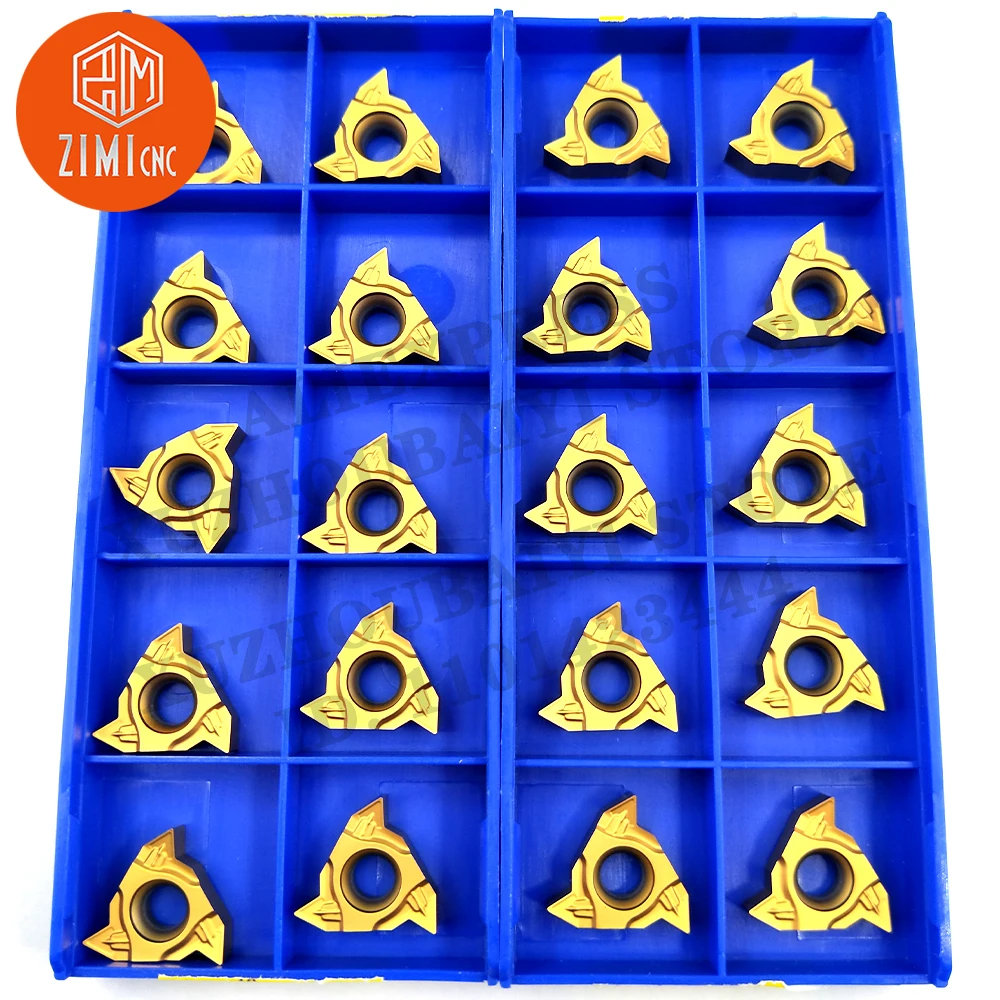 10PCS RT22.01N-N60P 201 RT22.01W-N60P 201 22ER N60 22IR N60 Carbide Thread Inserts Cutter Turning Tools thread cutting tool Blad