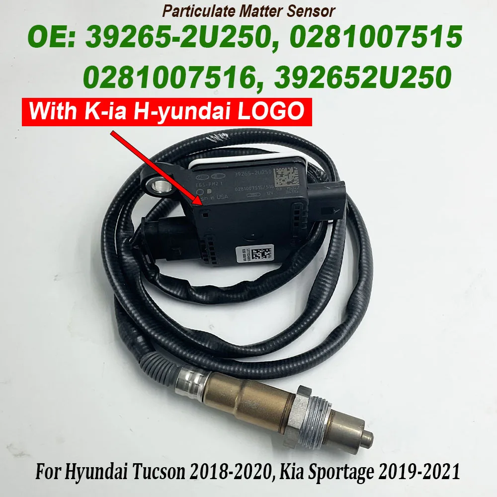 

39265-2U250 PM Particulate Matter Sensor 392652U250 0281007515 0281007516 For Hyundai Tucson 2018-2020 Kia Sportage 2019-2021