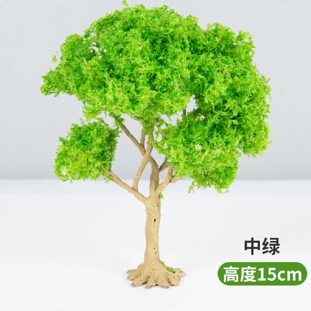

Hot-selling Model Material Wire Tree Miniature Landscape Green Tree Decoration DIY Scale Model Train Railway Sand Table Layout
