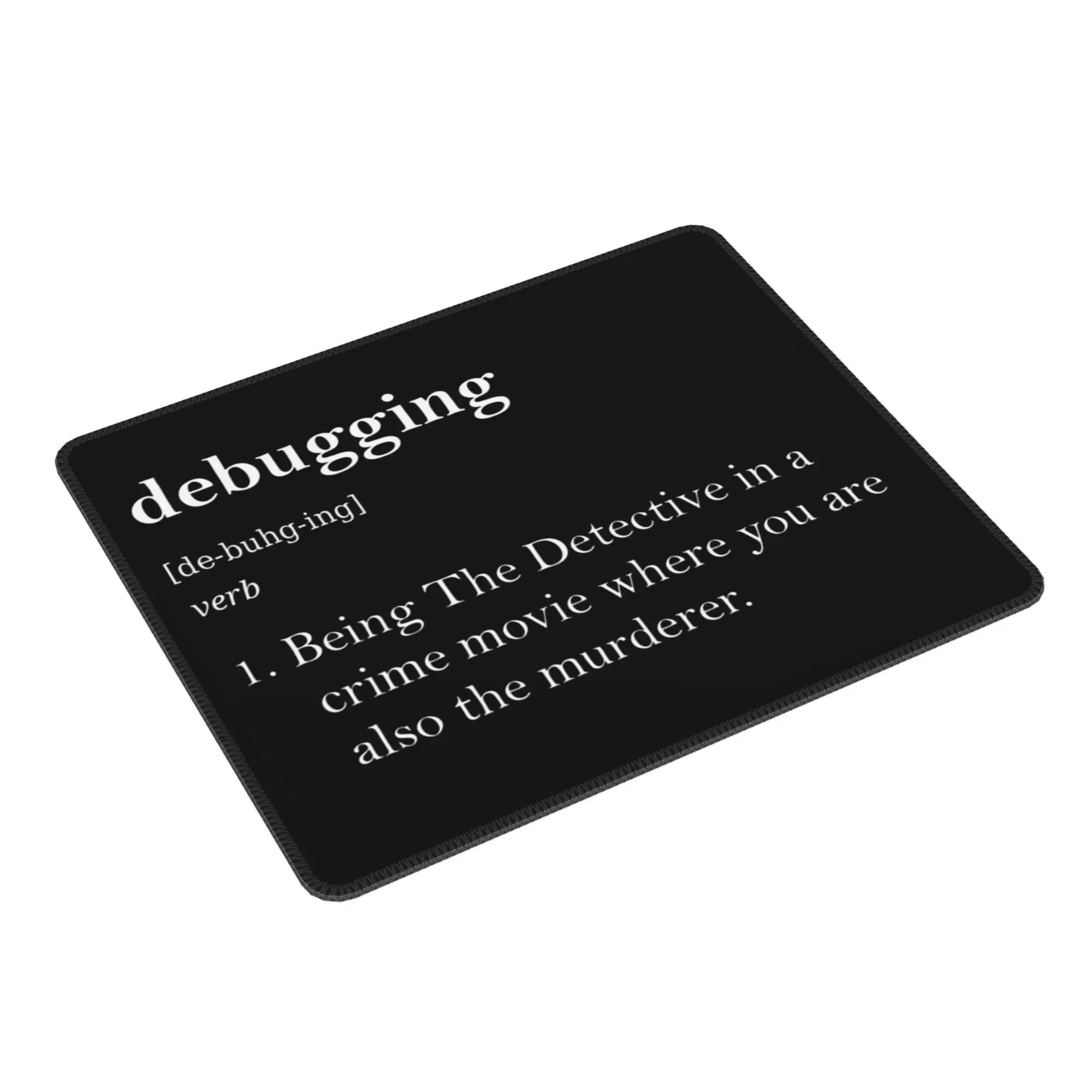 디버깅 마우스 패드의 정의 컴퓨터 키보드 마우스 매트 게이머 PC 노트북 책상 매트 사무용품 테이블 매트