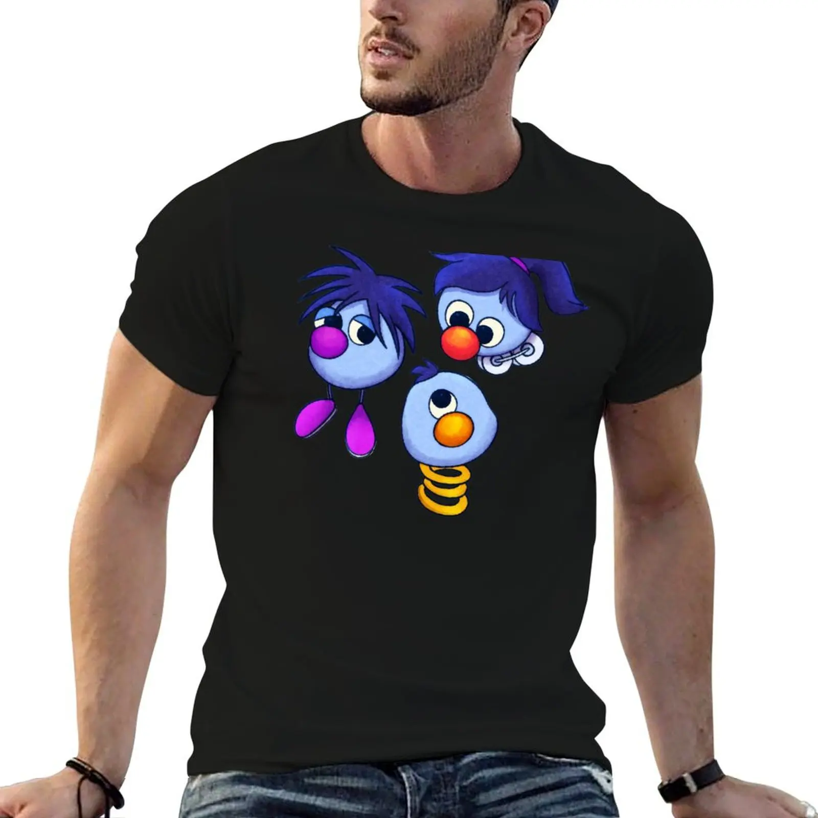 Zoombinis T-Shirt plus size clothes heavyweights animal prinfor boys men graphic t shirts