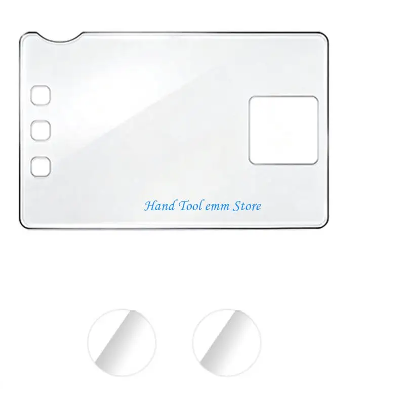 H37F Camera Screen Guard Tempered Glass Film for Camera Clear Glass Daily Carry Cover
