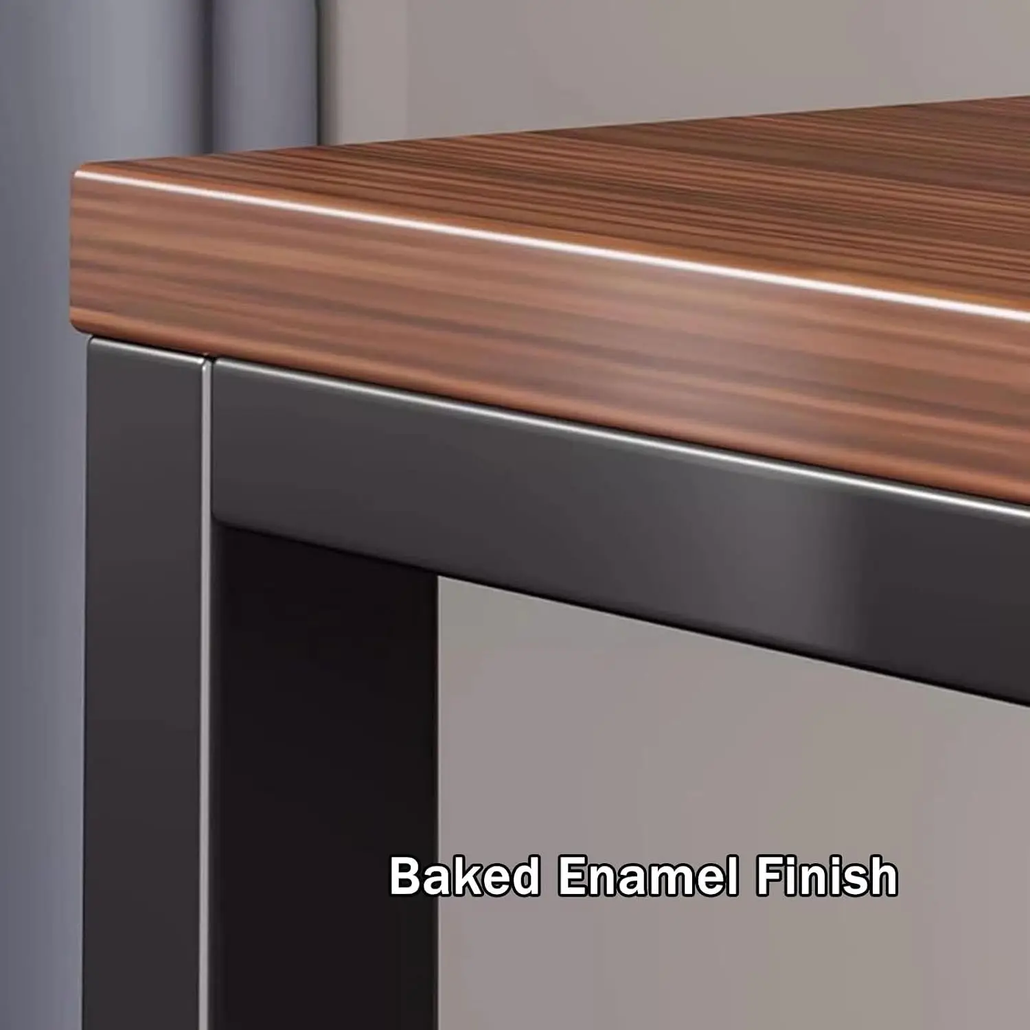 Long Radiator Cover Sofa Table with Storage, Iron & Wood Behind Couch Console for Living Room, 160x20x100cm, Customized view 4