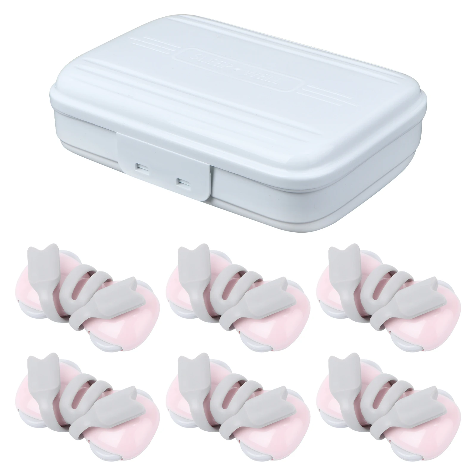 

6 Pcs Quilt Cover Fixator Pink Non-slip Skidproof Fixation Set for Quilt Holder Long-lasting Storage Solution Premium