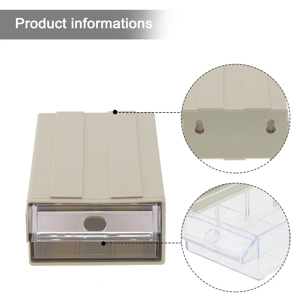 1PC Stackable Plastic Hardware Parts Storage Boxes Component Screws Tools Boxes Hand Tool Parts Screw Nuts Storage Boxes