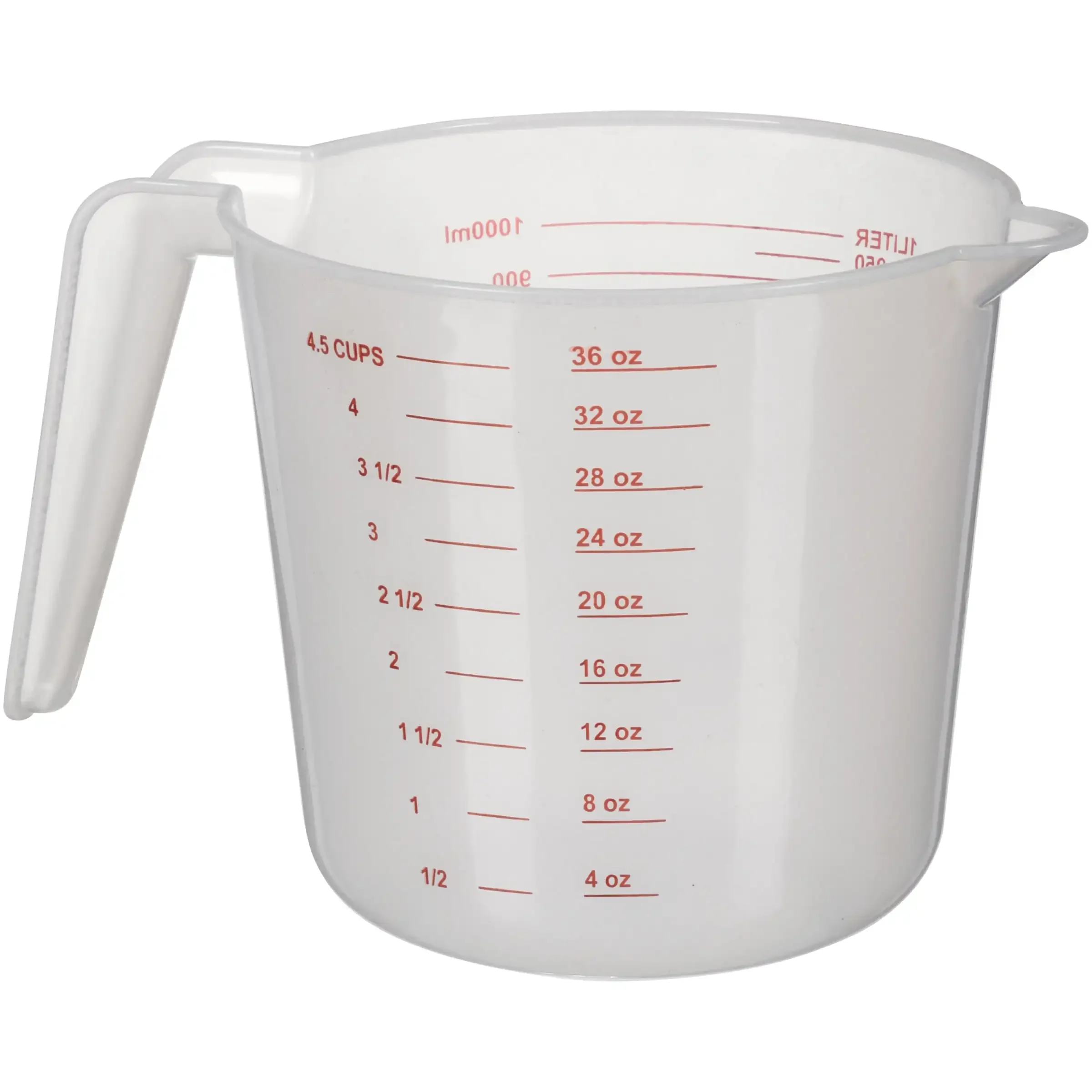 

4 Cup PP Plastic Measuring Cup, 32 oz, Clear