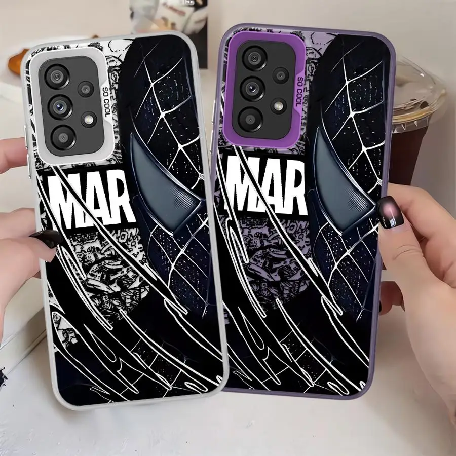 Marvel Spider-Man Phone Cover Case for Samsung Galaxy A31 A07 A17 A54 A12 A72 A71 A14 A15 A16 A24 A25 A51 A04 A26 A50 A34 A05