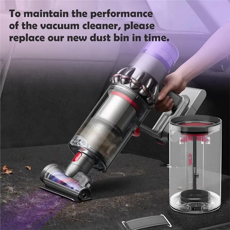 (A43I) Dust Bin Replacement for Dyson V11 V15 Vacuum Cleaner Canister Vacuum Bin Replacement for Part 970050-01 Part 965443-01
