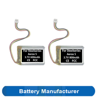 600mAh 800mAh M-00025 Battery For Steelseries Aerox 5 Aerox5 Wireless Gaming Mouse