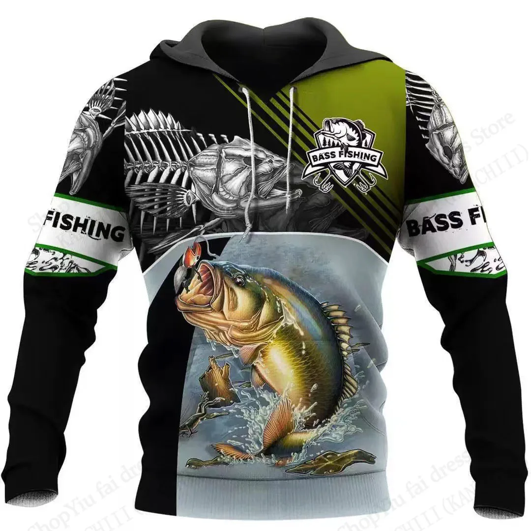 Толстовки с 3d принтом для ловли окуня, мужские и женские модные толстовки с капюшоном большого размера, спортивное пальто на открытом воздухе, женское пот, новая дизайнерская одежда