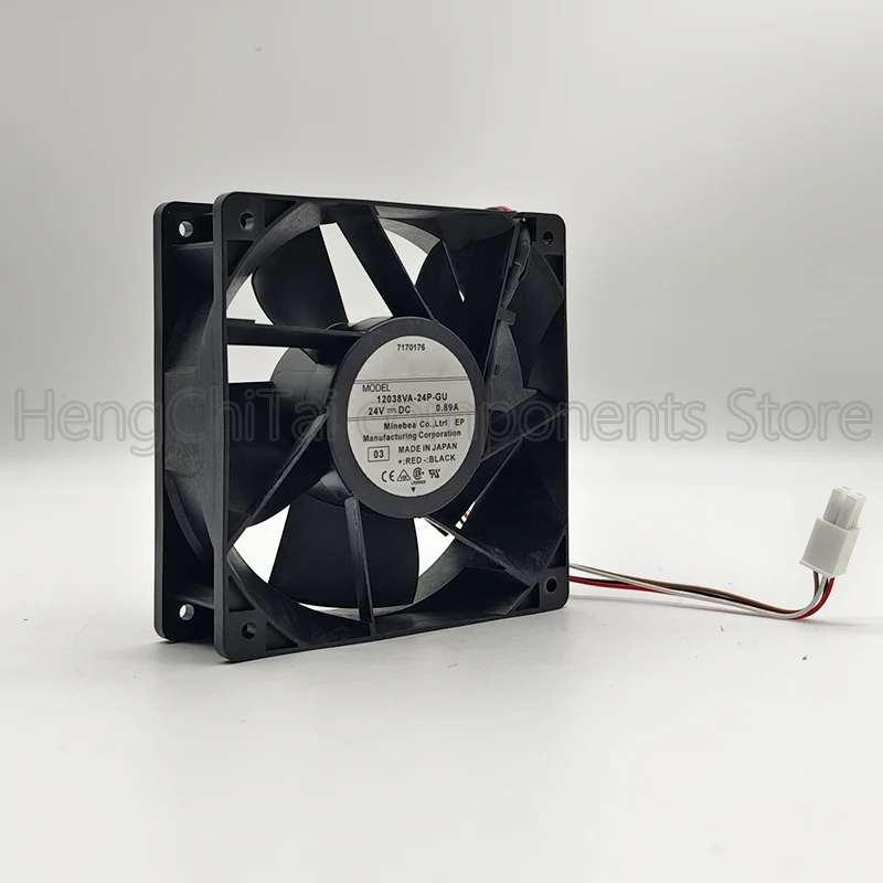 Original 100% Working 12038VA-24P-GU 12038 24V 0.89A cooling fan
