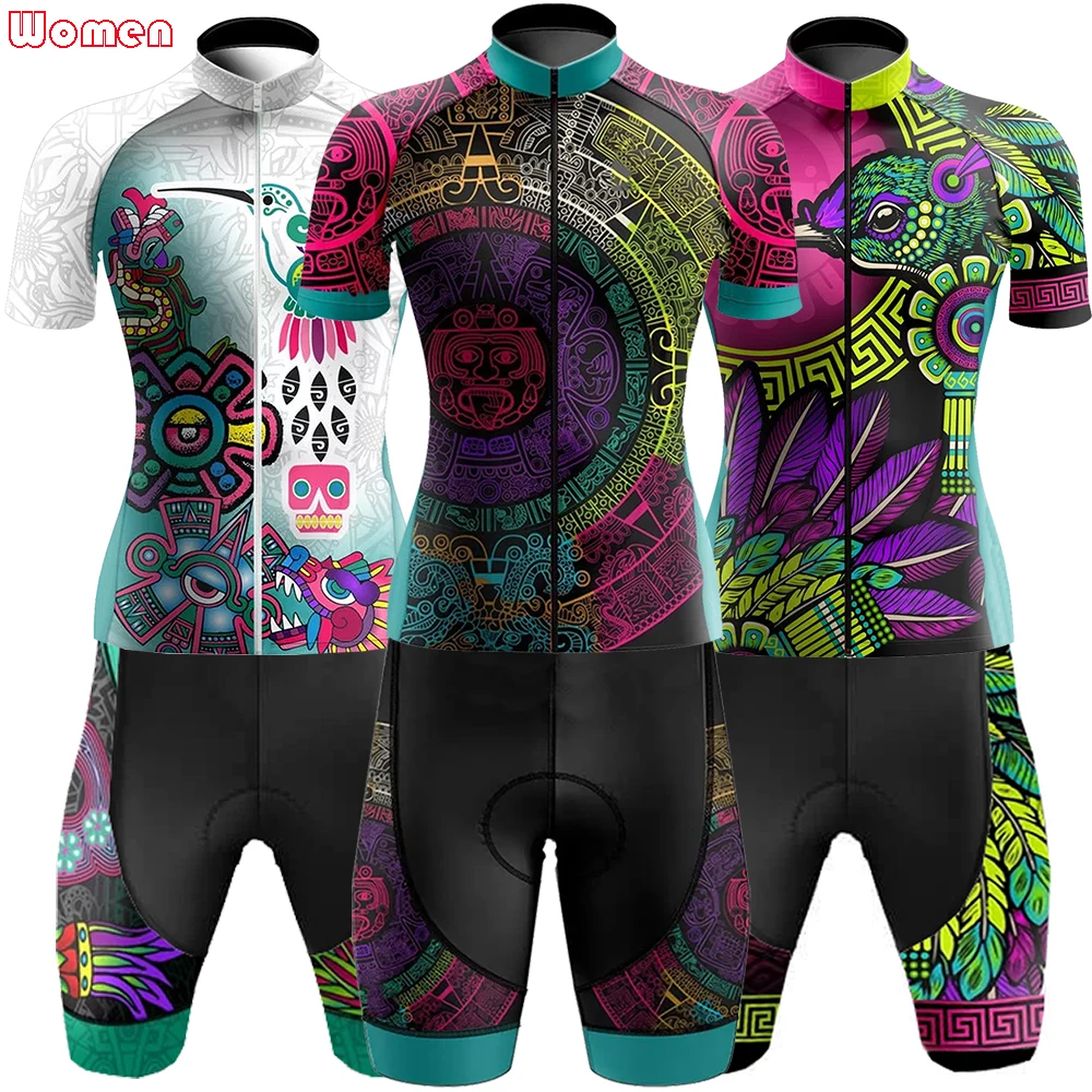 2023 NEW Mexico Style Women Cycling Jerseys set MTB abbigliamento da ciclismo traspirante PRO Mountian abbigliamento da bicicletta abbigliamento da