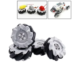 NEW Technical Mecanum Wheels Universal Omnidirectional Wheel for 45544 EV3 Robotics Model Parts DIY Building Blocks Tires Toys