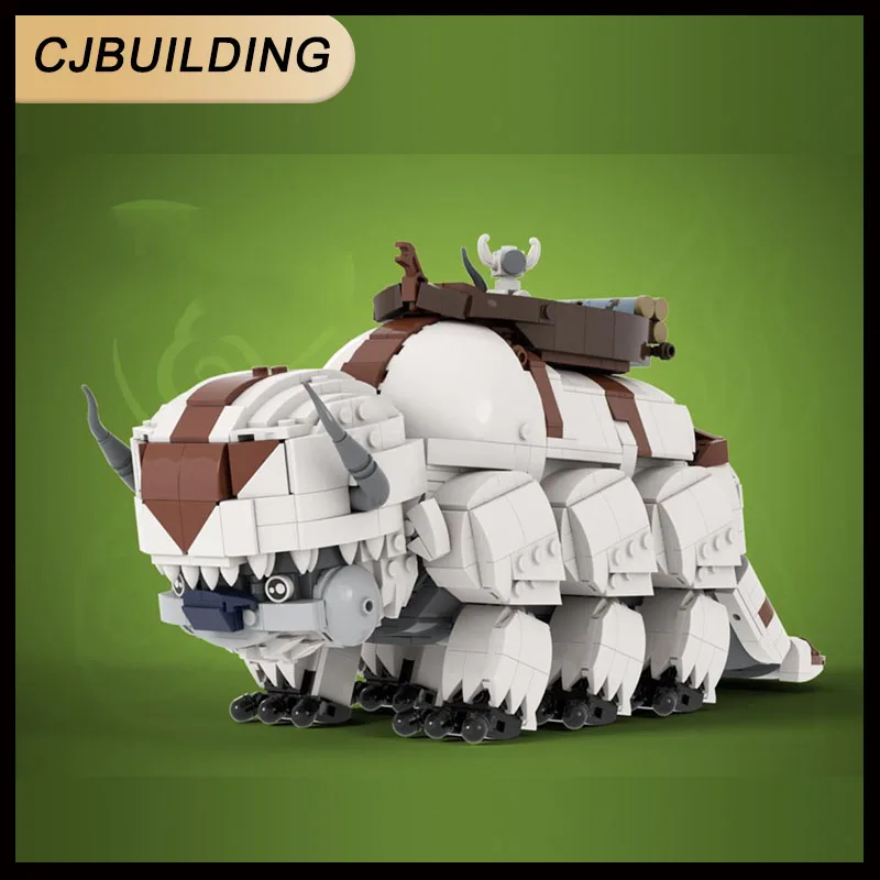 

1650pcs Animal Series Model Building Bricks MOC-Appa the Sky Bison Technology Modular Brick DIY AssemblyToy Gift MOC-257688