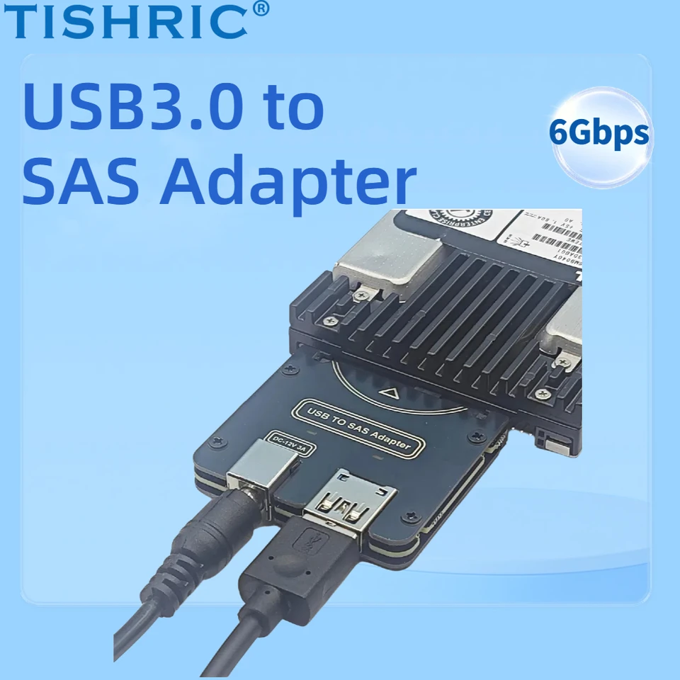 TISHRIC SAS 29ピン SFF-8482 - USB 3.0 アダプター ハードディスク