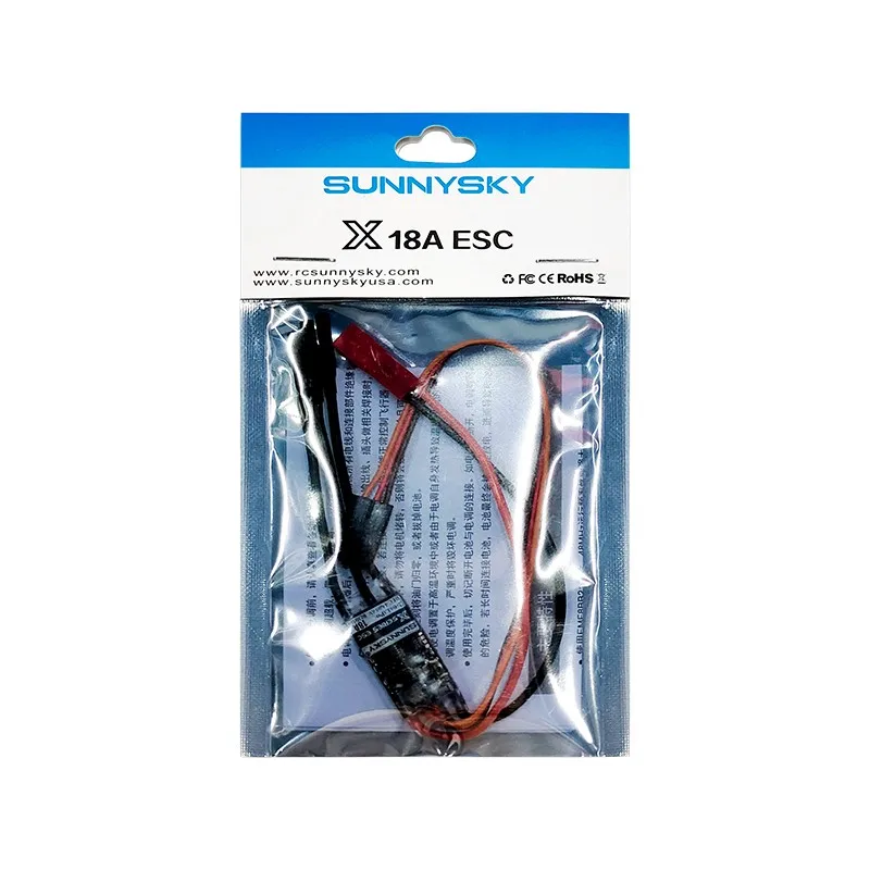 Original Sunnysky Xseries BLheLi_S 18A esc 2-6s Lipo With BEC 4A@5.6V For F3P Fixed Wing