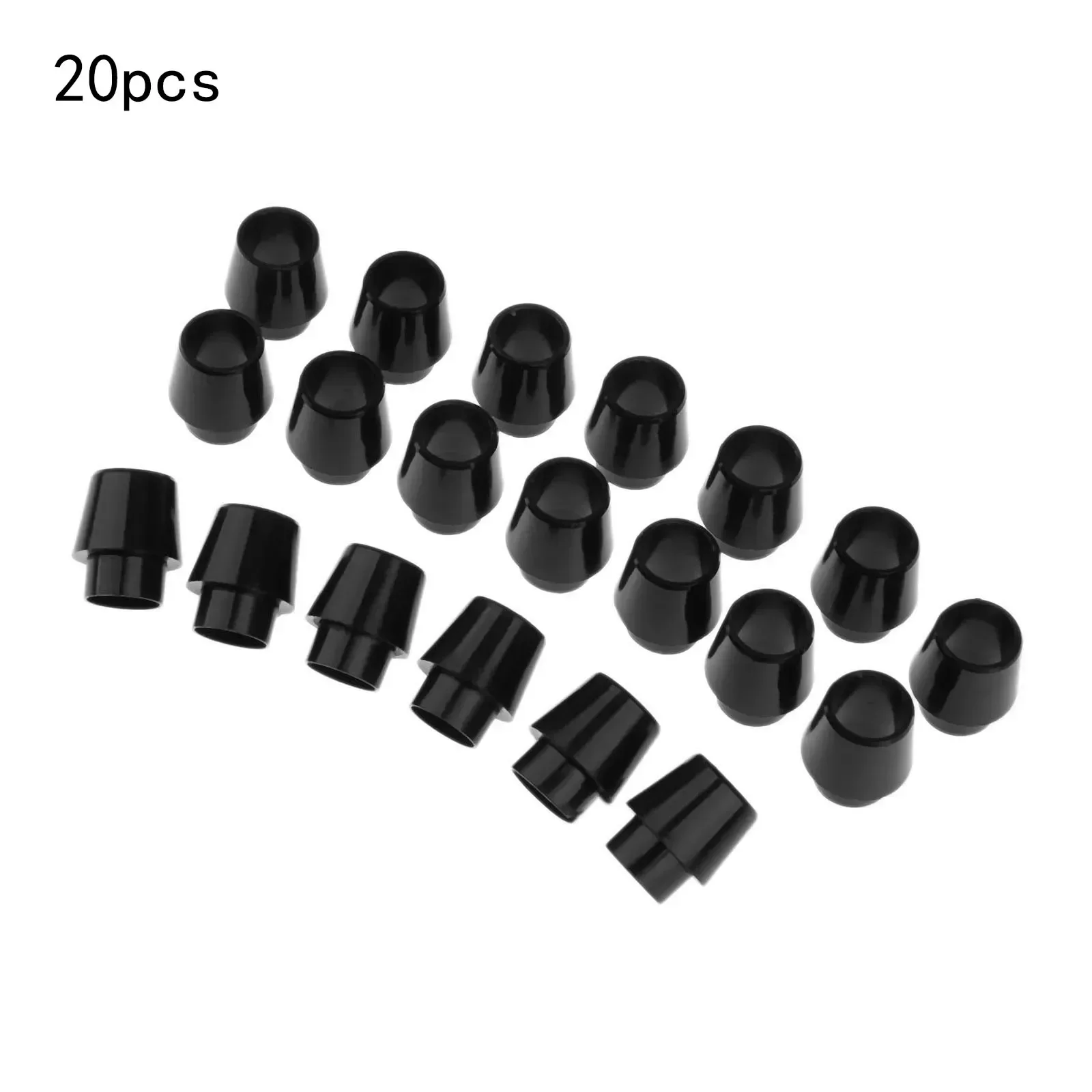 Black 20Pcs Golf Ferrules Replacement for 815 RAZRX-hot2 Shaft Sleeve Adapter Tips Size: 0.335 / 0.350 Golf Accessories