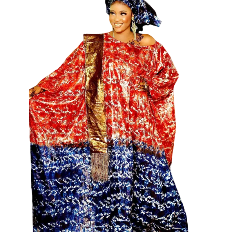 Sovereign Classic African Printed Ball Gown | Custom New Arrival Plus Size Dress for Royal Weddings & Inauguration Balls