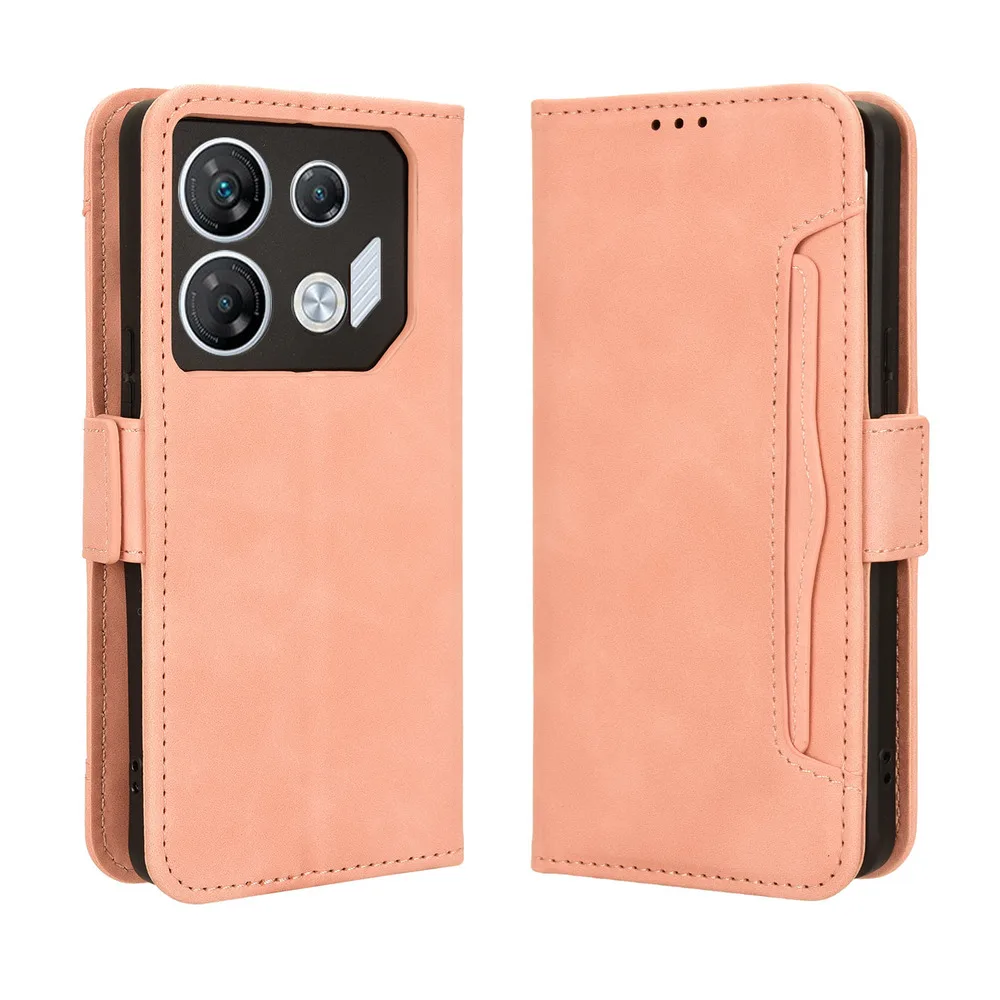 For Infinix GT 10 Pro Wallet Case Magnetic Book Flip Cover Card Photo Holder Luxury Leather Mobile Phone Cases