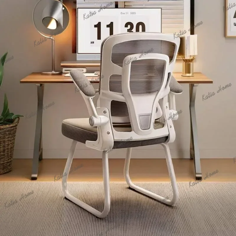 Silla de oficina con reposacabezas gris, cómoda, con reposabrazos, ideal para conferencias, uso en ordenadores y videojuegos, diseño de gran tamaño.