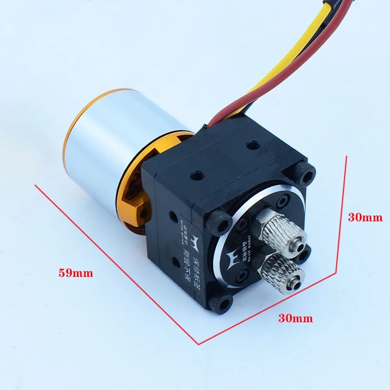 Metal Micro Hydraulic Oil Pump with ESC for 1/12 1/14 Excavator KABOLITE K970 Huina 1580 1594 CAT 336 Double E RC Truck LESU Car