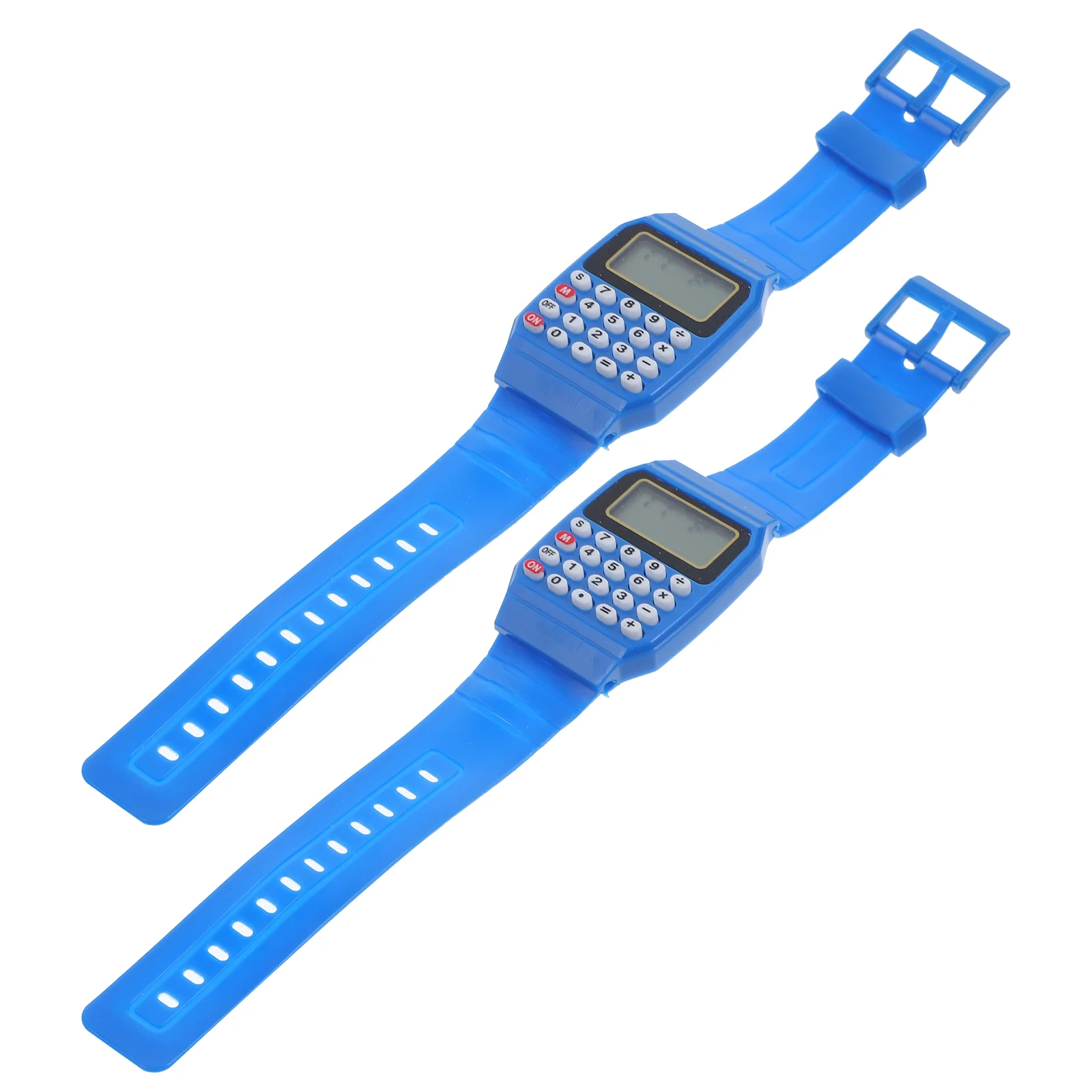 2 Pcs Mens Digital Watch Calculation Toddler Children for Kids Calculator Wrist Man